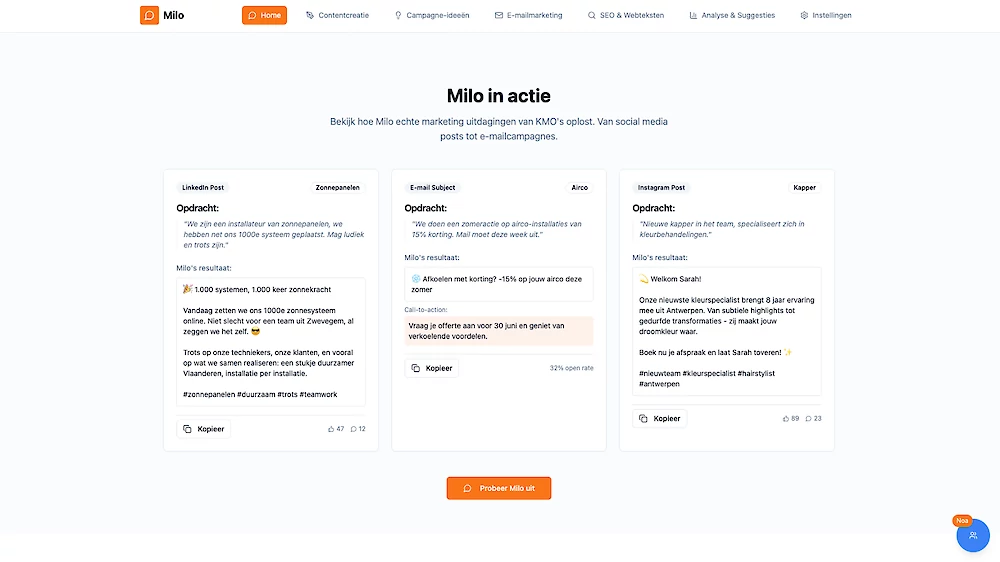 Milo: jouw AI-sidekick voor marketing